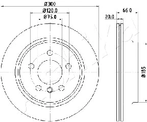 Brake Disc (61-00-0116)