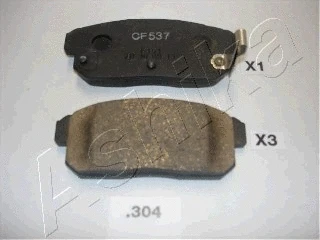 Brake Pad Set, disc brake (51-03-304)