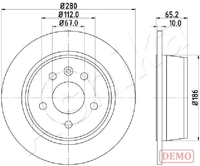 Brake Disc (61-00-0530C)