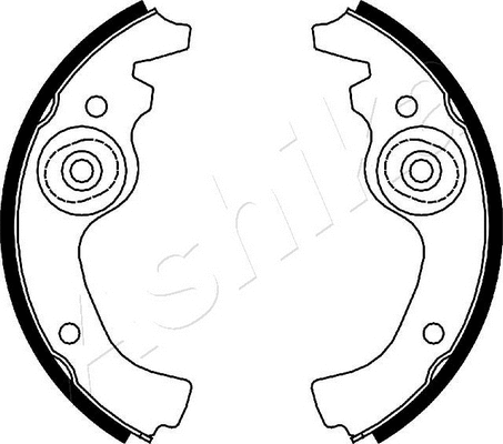 Brake Shoe Set (55-00-0234)