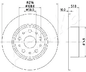Brake Disc (61-00-0207)