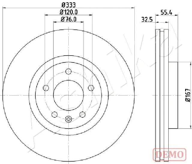 Brake Disc (60-00-0959C)