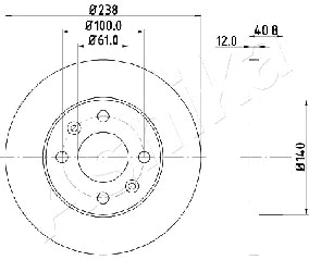 Brake Disc (60-00-0714)