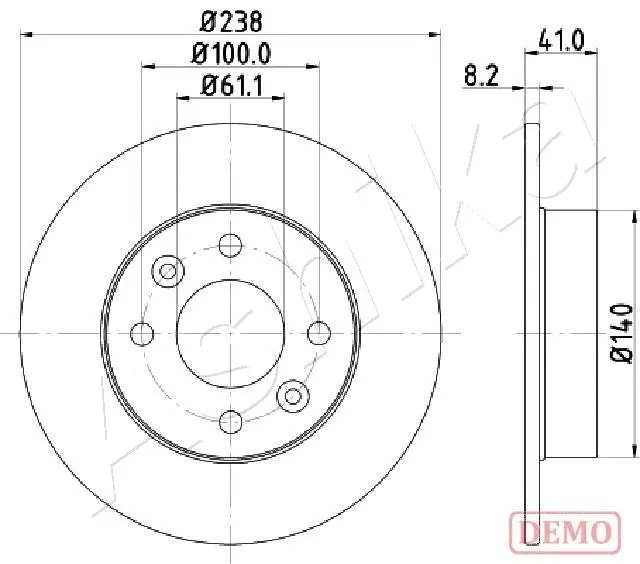 Brake Disc (60-00-0700C)