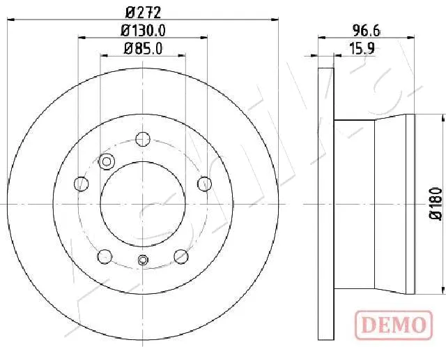 Brake Disc (61-00-0526C)