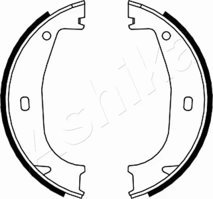 Brake Shoe Set, parking brake (55-00-0103)