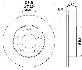 Brake Disc (61-00-0905)