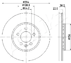 Brake Disc (60-04-442)