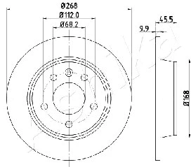 Brake Disc (61-00-0306)