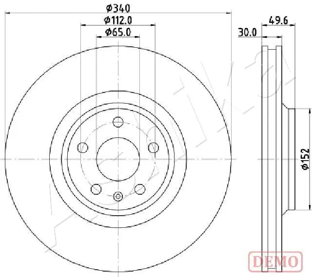Brake Disc (60-00-0932C)