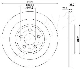 Brake Disc (61-00-0316)