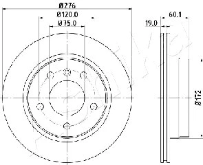 Brake Disc (61-00-0111)