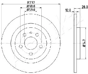 Brake Disc (61-00-0606)