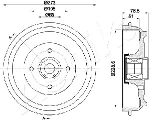 Brake Drum (56-00-0602)