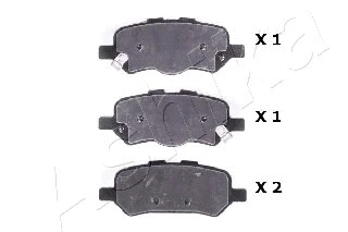 Brake Pad Set, disc brake (51-02-2003)