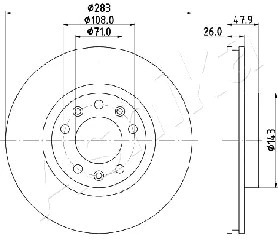 Brake Disc (60-00-0637)