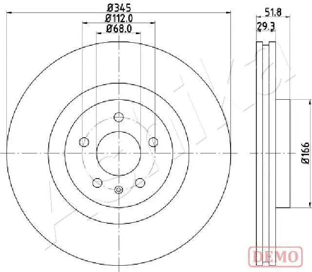 Brake Disc (60-00-0918C)