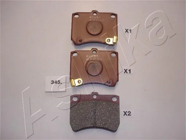 Brake Pad Set, disc brake (50-03-345)