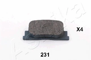 Brake Pad Set, disc brake (51-02-231)