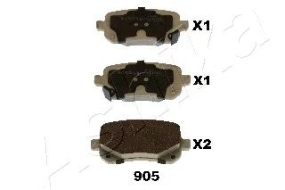 Brake Pad Set, disc brake (51-09-905)
