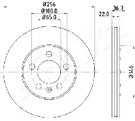 Brake Disc (61-00-0904)