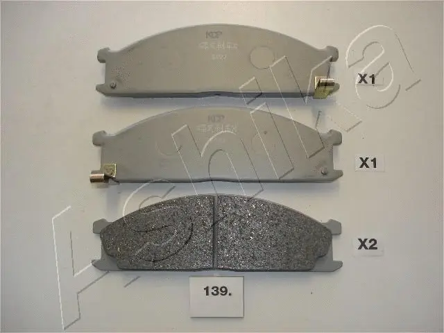 Brake Pad Set, disc brake (50-01-139)