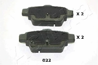 Brake Pad Set, disc brake (51-00-022)