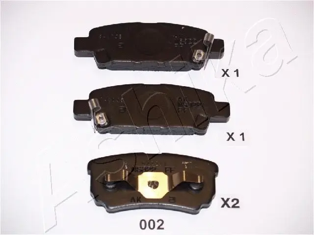 Brake Pad Set, disc brake (51-00-002)