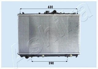 Radiator, engine cooling (RDA163026)