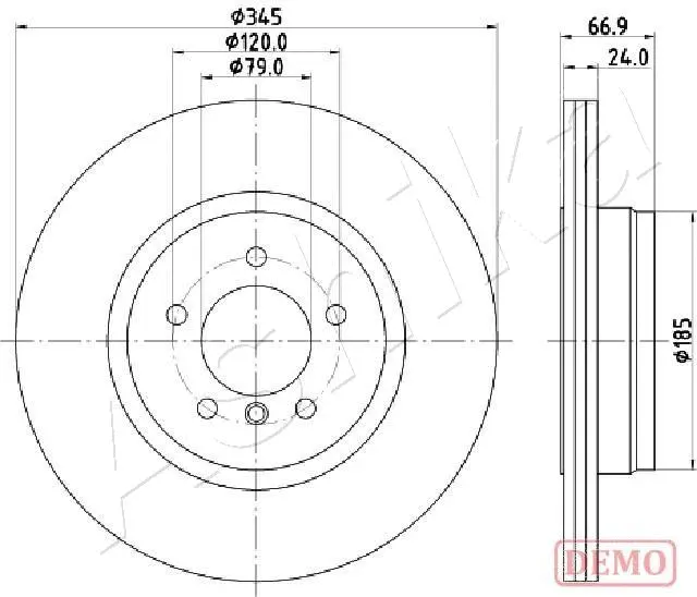 Brake Disc (61-00-0126C)
