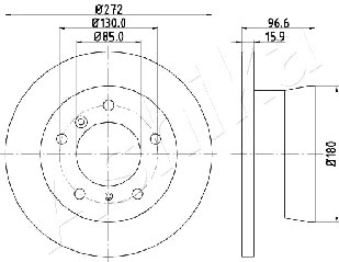 Brake Disc (61-00-0526)