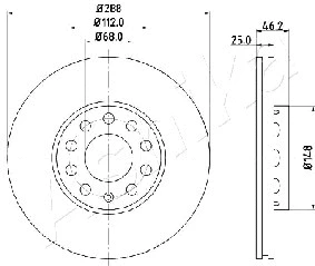 Brake Disc (60-00-0910)