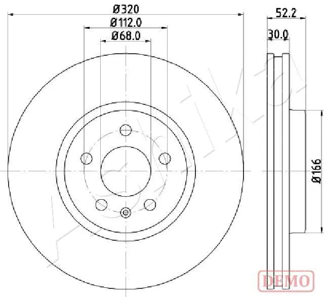 Brake Disc (60-00-0917C)