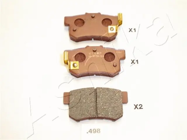 Brake Pad Set, disc brake (51-04-498)