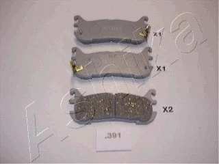 Brake Pad Set, disc brake (51-03-391)