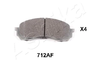 Brake Pad Set, disc brake (50-07-712)