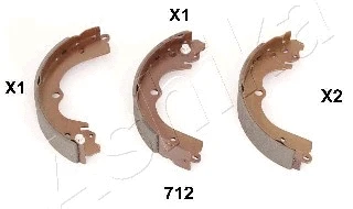 Brake Shoe Set (55-07-712)