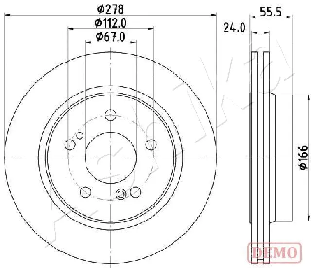 Brake Disc (61-00-0506C)