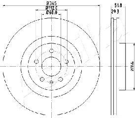 Brake Disc (60-00-0918)
