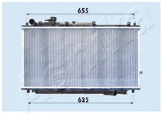Radiator, engine cooling (RDA333019)