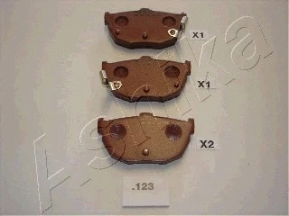 Brake Pad Set, disc brake (51-01-123)