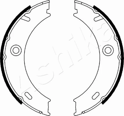 Brake Shoe Set, parking brake (55-00-0503)