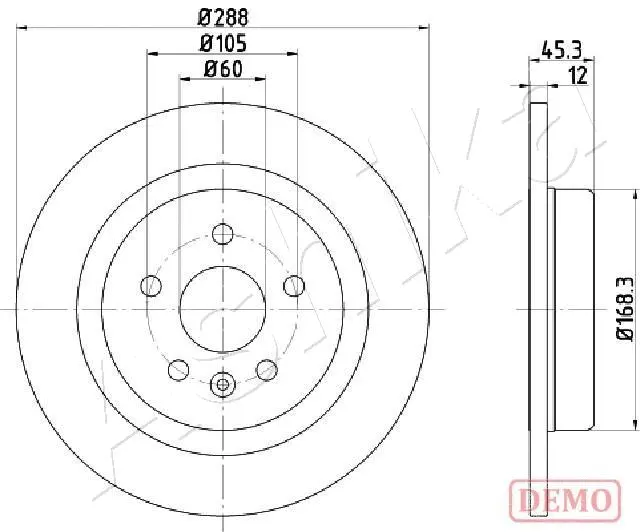Brake Disc (61-00-0404C)