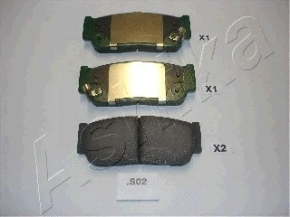 Brake Pad Set, disc brake (51-0S-S02)