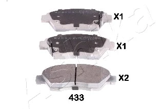 Brake Pad Set, disc brake (50-04-433)