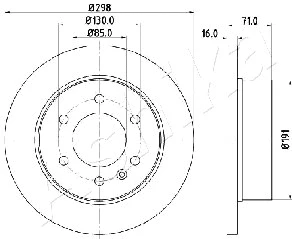 Brake Disc (61-00-0527)