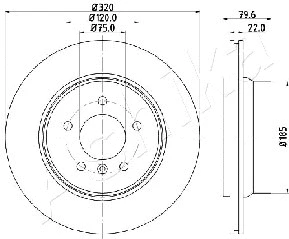 Brake Disc (61-00-0126)