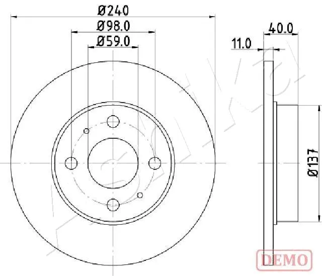 Brake Disc (61-00-0200C)