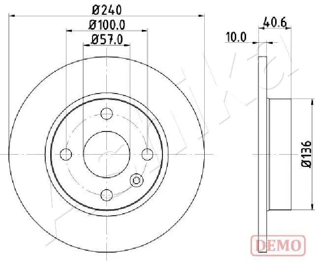 Brake Disc (61-00-0405C)