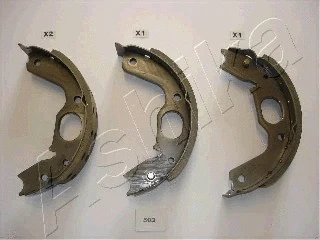 Brake Shoe Set, parking brake (55-05-503)